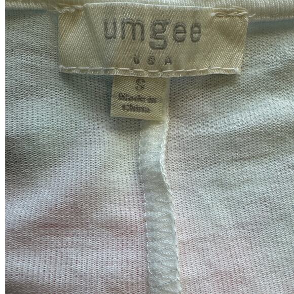 Umgee USA White Long Sleeve Tassel Trim Women's Blouse Small - Picture 9 of 9